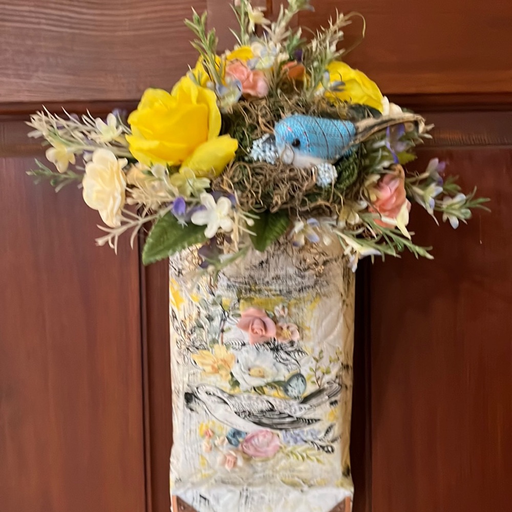 Shabby chic wall or door decor